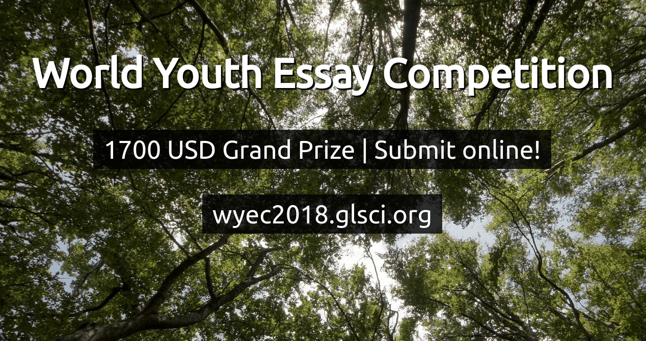 world youth essay competition 2018